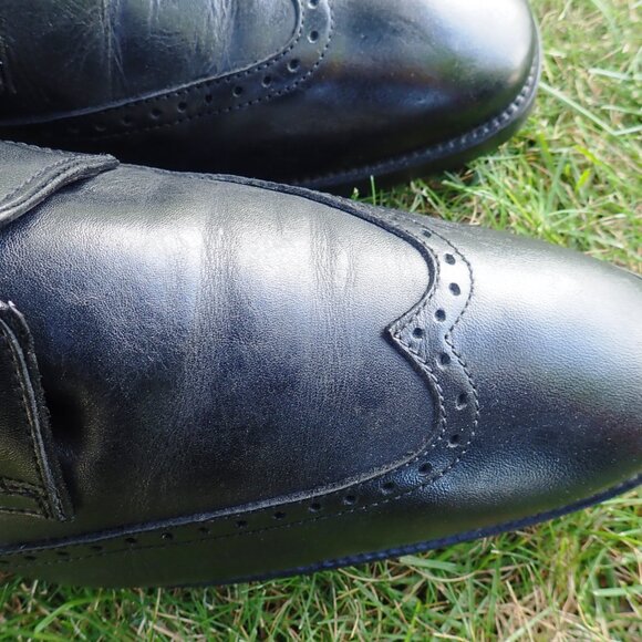 Browns -Handmade Italian Black Leather Shoes - Picture 6 of 15